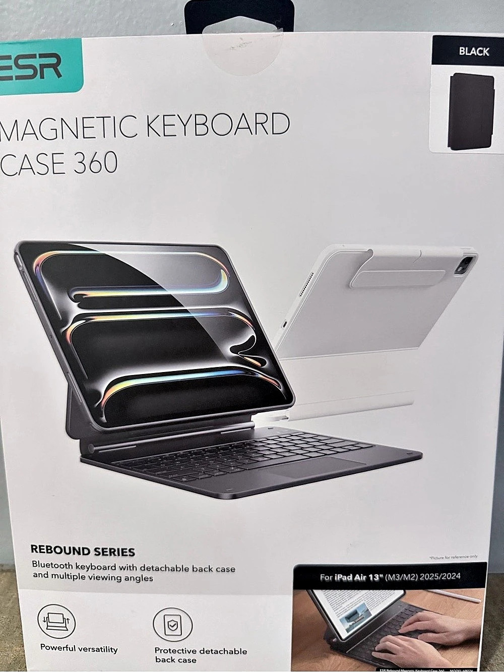 ESR Rebound Series Magnetic Keyboard Case 360 for iPad Air 13-inch NWT